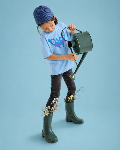 Genesis Butterfly – Sky Blue Kids’ T-Shirt