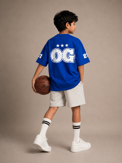 Blue OG Jersey - Kids' T-shirt