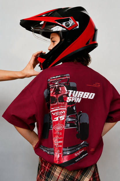 Maroon Car Kids’ T-Shirt
