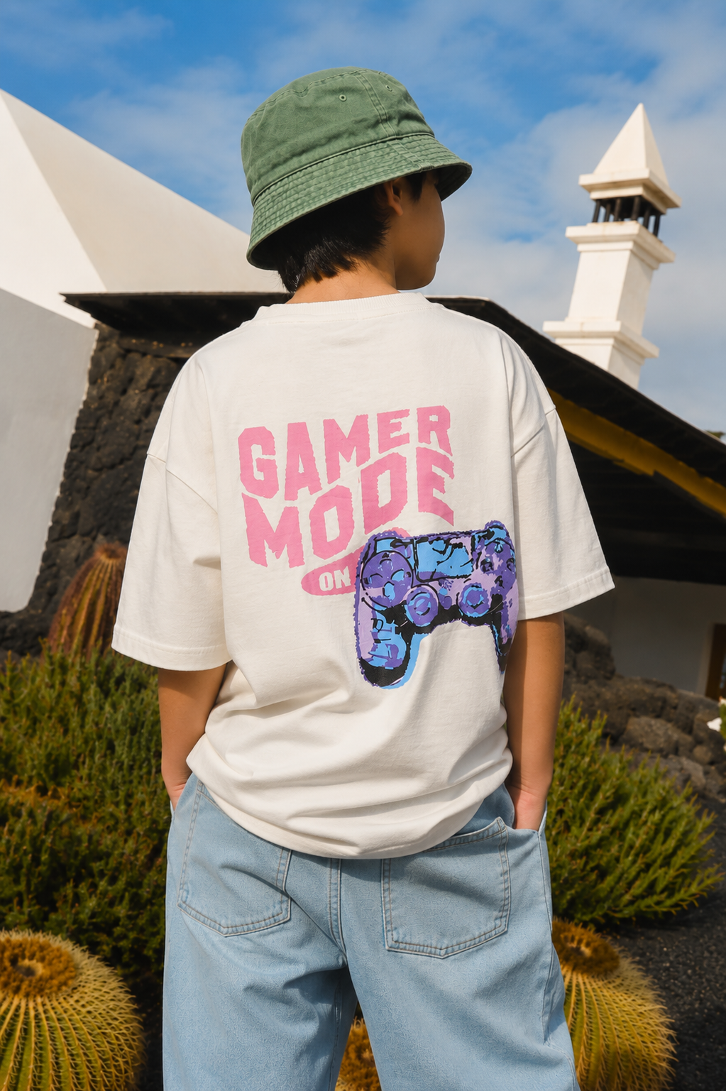 Gamer Mode – Off-White Kids’ T-Shirt
