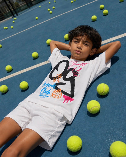 White OG Scribble Kids’ T-Shirt