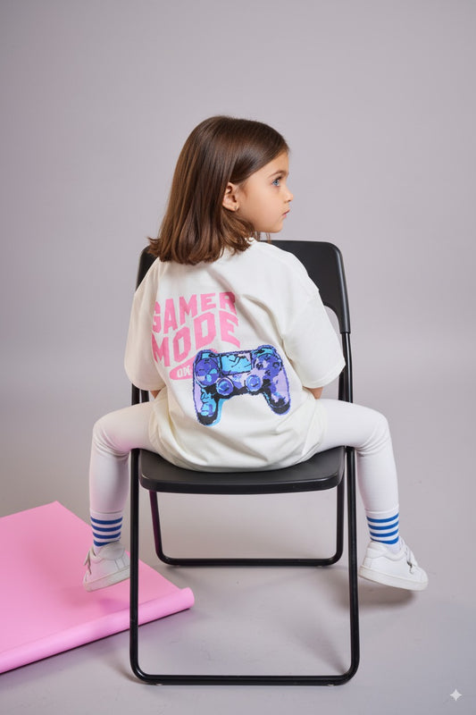 Gamer Mode – Off-White Kids’ T-Shirt