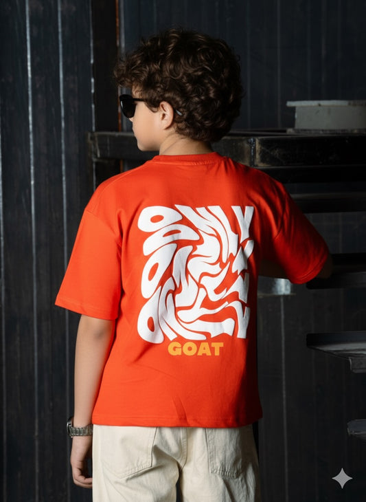 Orange Fearless T-shirt 