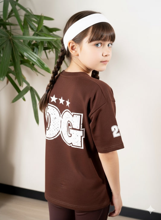 Brown OG Jersey- Kids' T-shirt