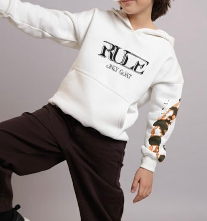 White Tiger Kids' Hoodie