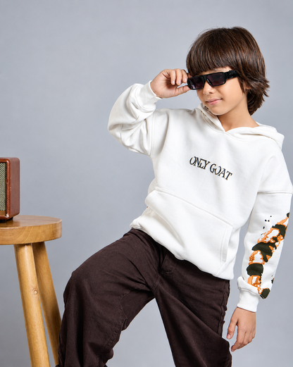 White Tiger Kids' Hoodie