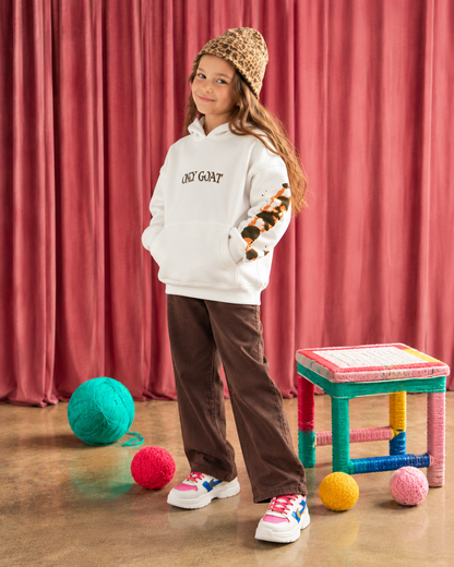 White Tiger Kids' Hoodie