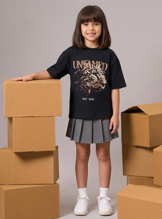Black Leopard Kids’ T-Shirt