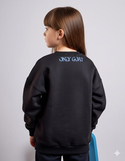 Black Graffiti Kids' Sweatshirt