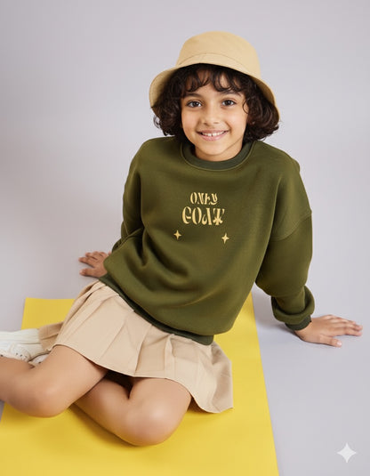 Olive Turtle Kids' Sweatshirt