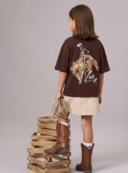 Brown Cowboy Kids’ T-Shirt