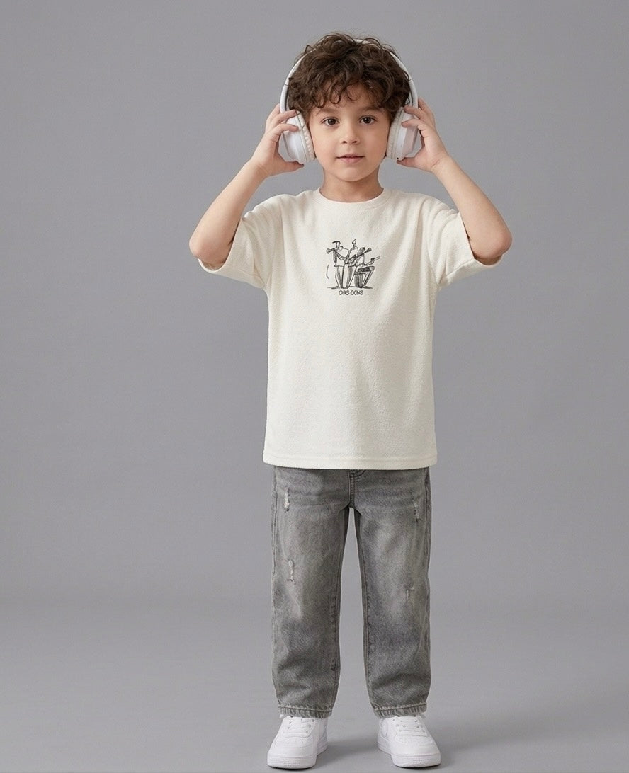 White Jazz Do It Music Kids’ T-Shirt