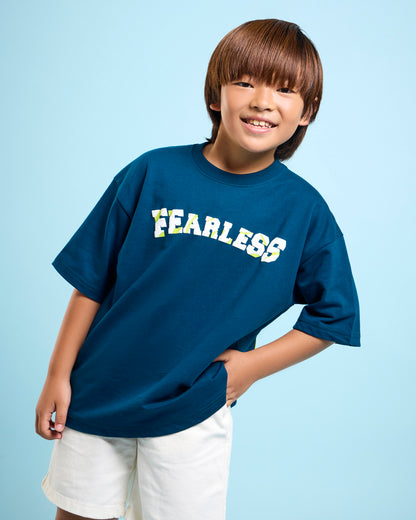 Teal Fearless - Kids' T-shirt