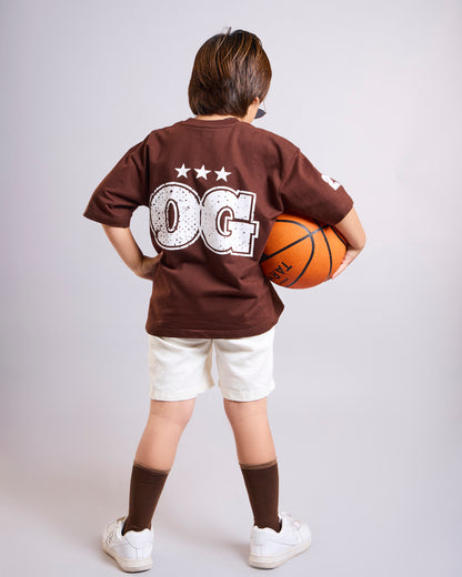 Brown OG Jersey - Kids' T-shirt