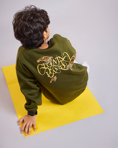 Olive Turtle Kids' Sweatshirt
