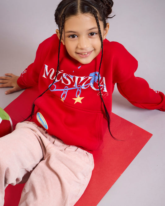 Mistica Red Kids' Hoodie