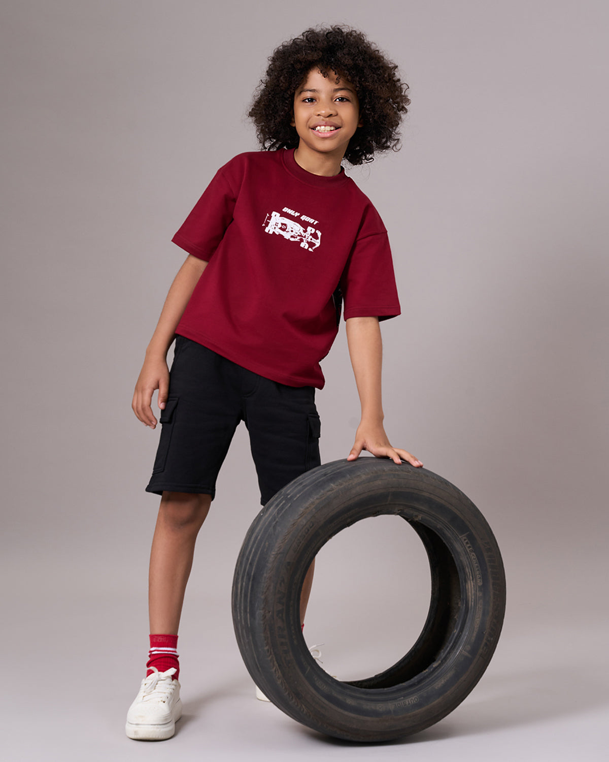 Maroon Car Kids’ T-Shirt