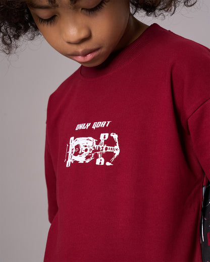 Maroon Car Kids’ T-Shirt