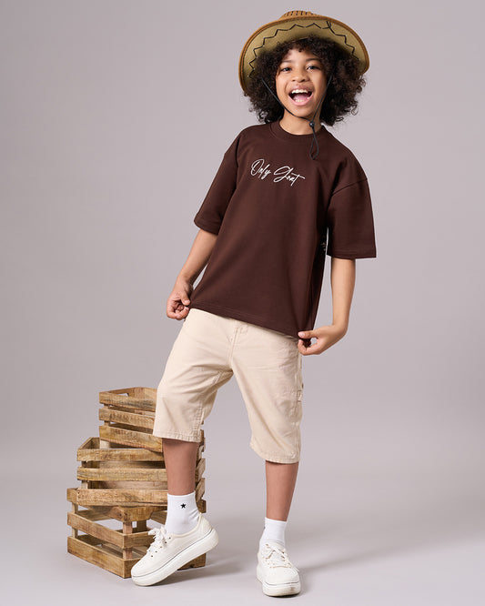 Brown Cowboy Kids’ T-Shirt