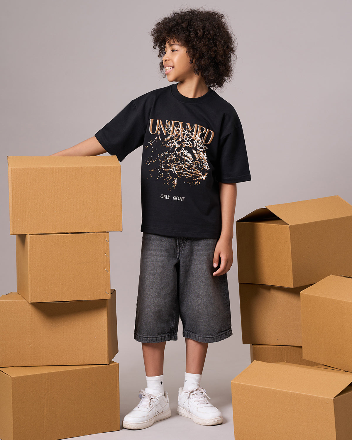 Black Leopard Kids’ T-Shirt
