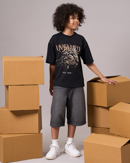 Black Leopard Kids’ T-Shirt
