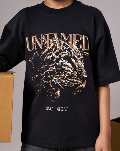 Black Leopard Kids’ T-Shirt
