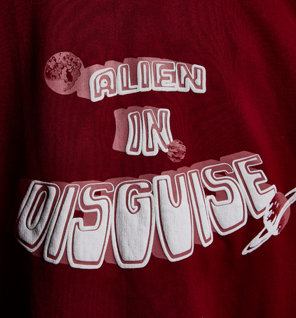 Alien in Disguise – Maroon Kids’ T-Shirt